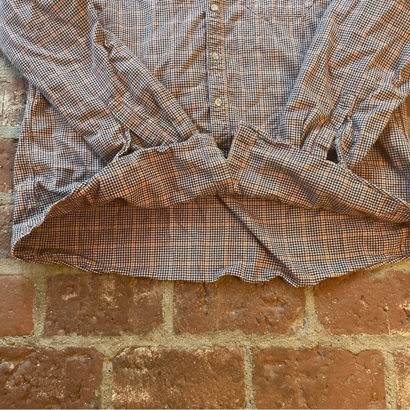 Eddie Bauer Men's Tall 3XL Flannel Multicolor Houndstooth Checked Long Sleeve - Picture 7 of 16